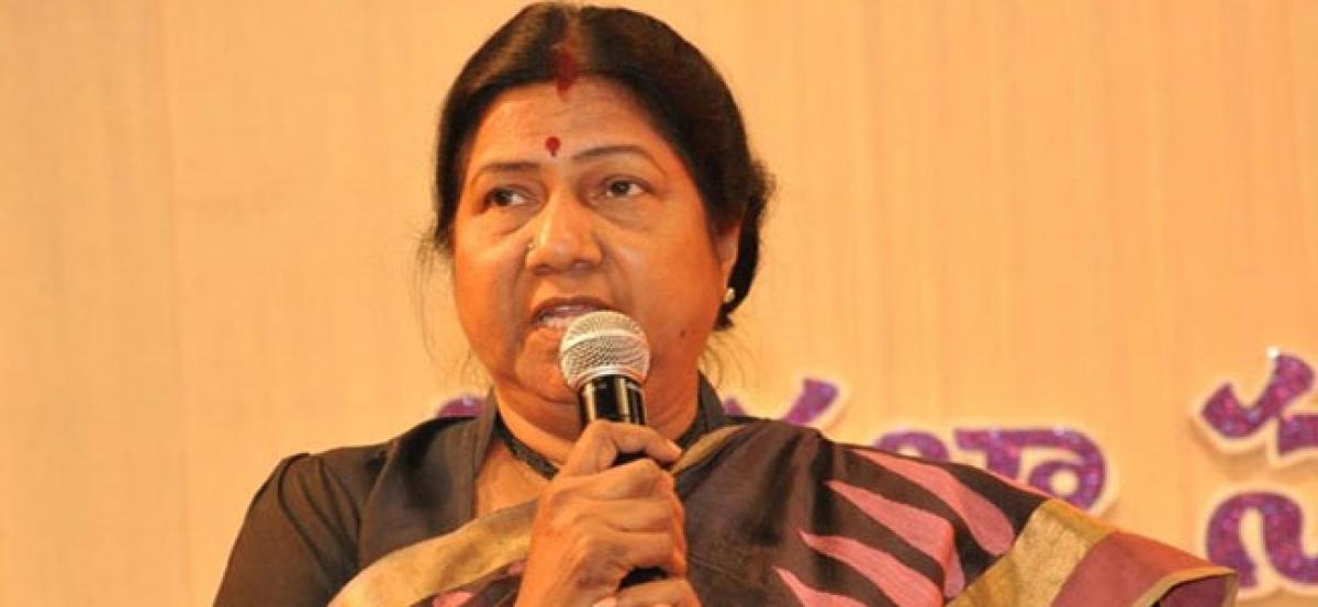 Men need protection from women: Nannapeni Rajakumari