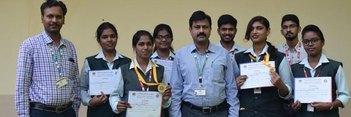 GIET students excel in NSS competitions