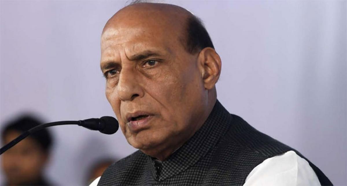 Rajnath Singh to lay stone for AP BJP office on Oct 16