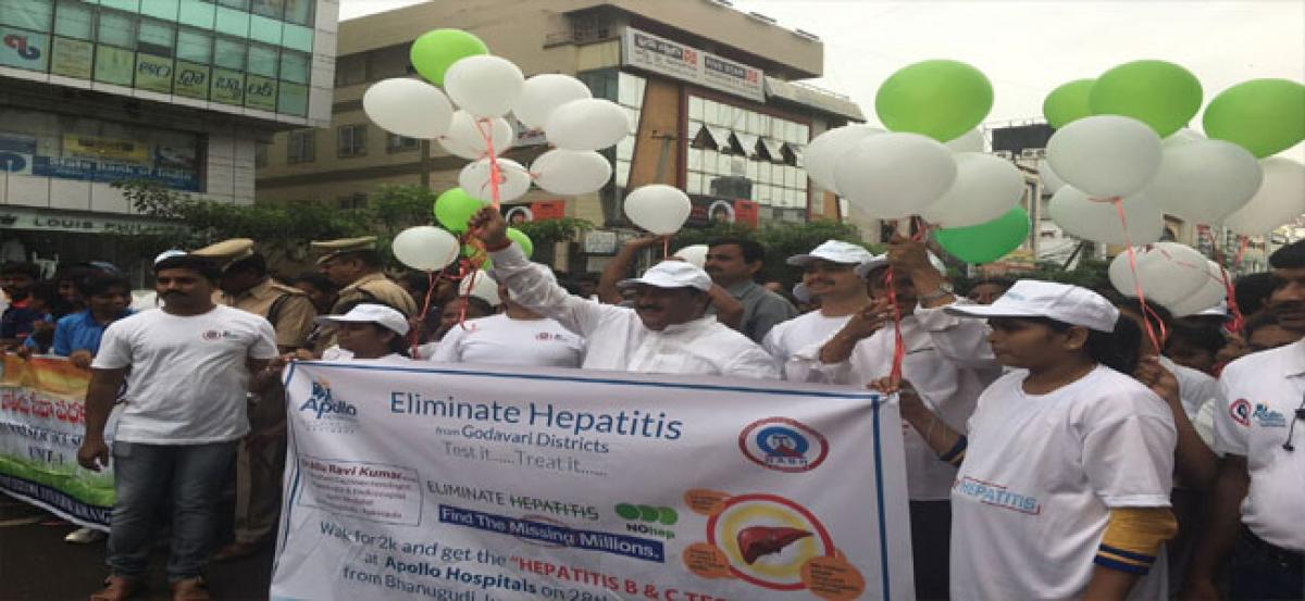 Awareness rally on hepatitis flagged off