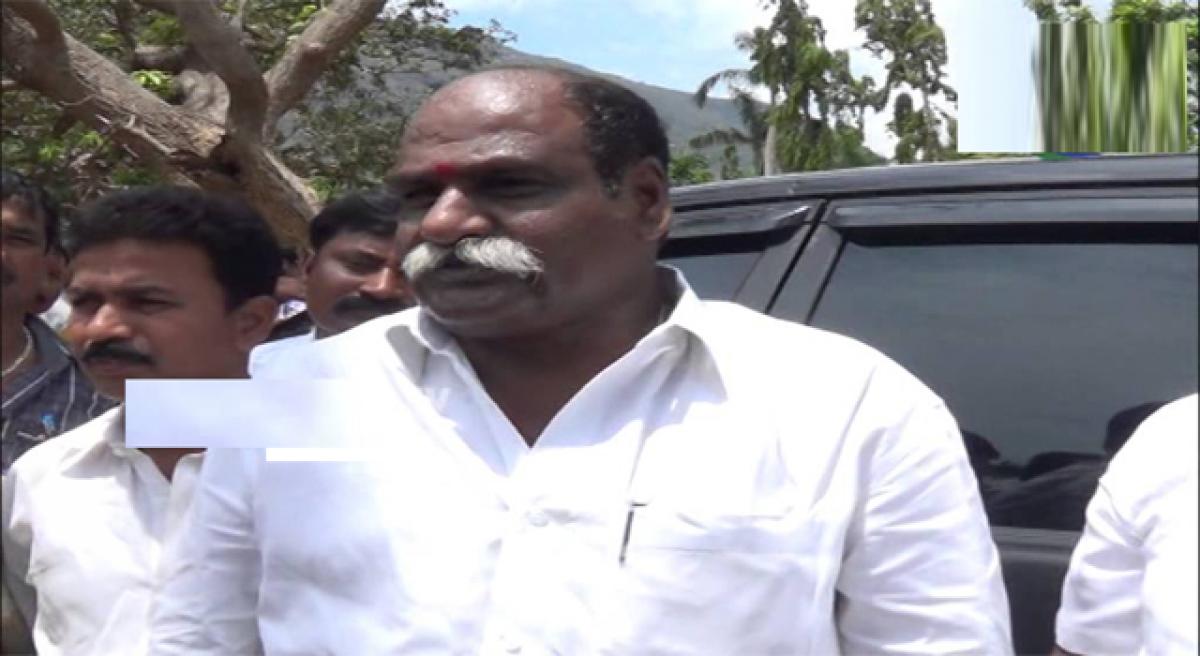 YSRCP leaders lodge plaint against Vizag East MLA