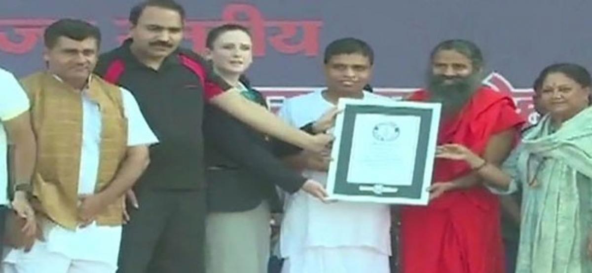 Ramdev-led yoga event to set world record