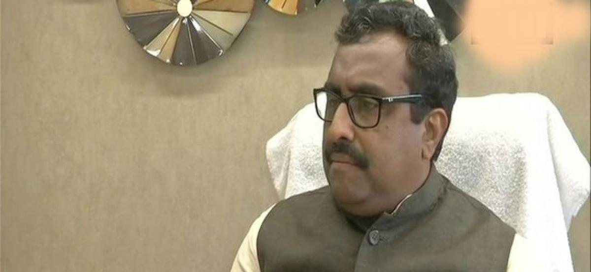 Not afraid of no-confidence motion: Ram Madhav