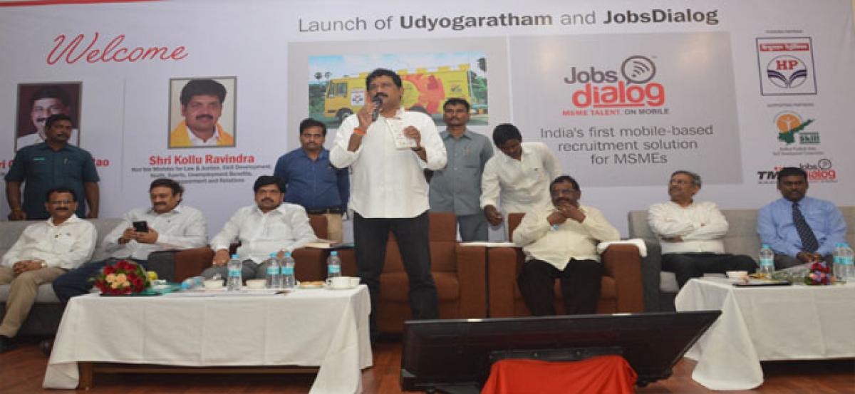 Udyogaratham a boon to job seekers