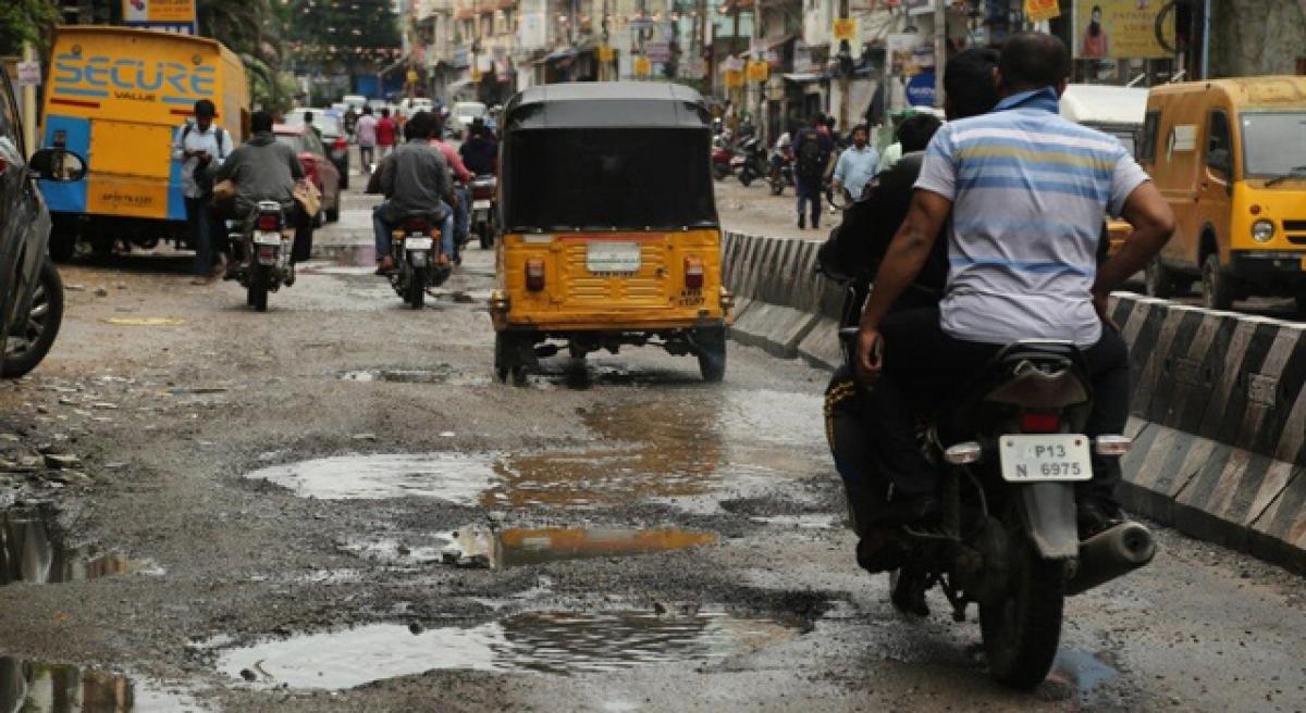 Hyderabad roads turn adventure tracks