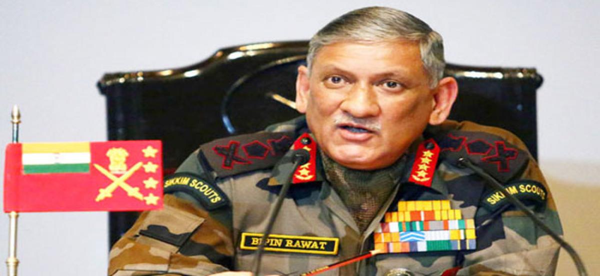 Scope to ramp up heat on Pakistan to stop cross-border terror: Army chief