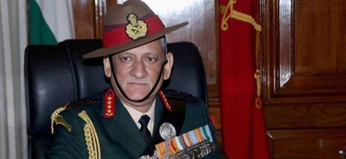 Pak, China behind illegal immigration in northeast: Army Chief