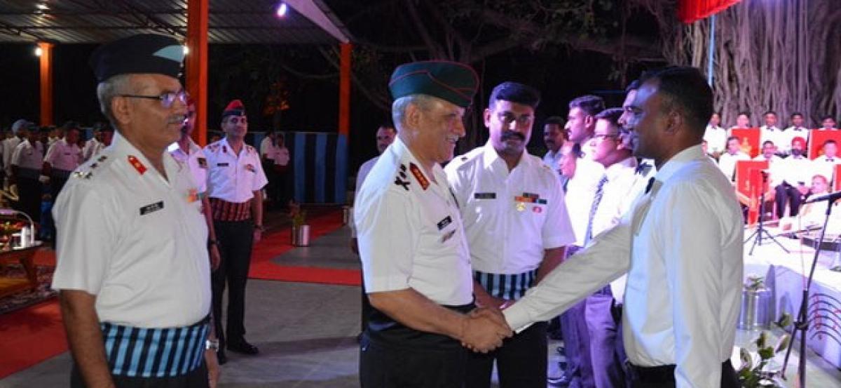 Army Chief visits AEC training college at Pachmarhi
