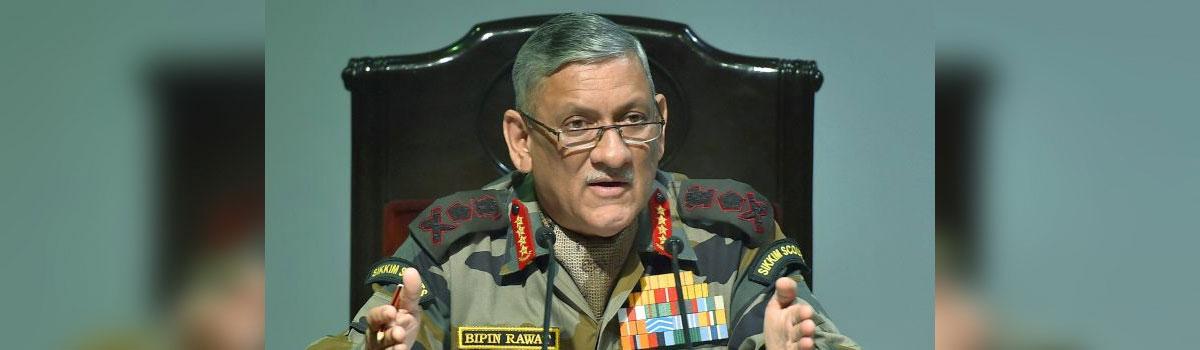 Army not job provider, do not feign disability or illness’: Gen Bipin Rawat