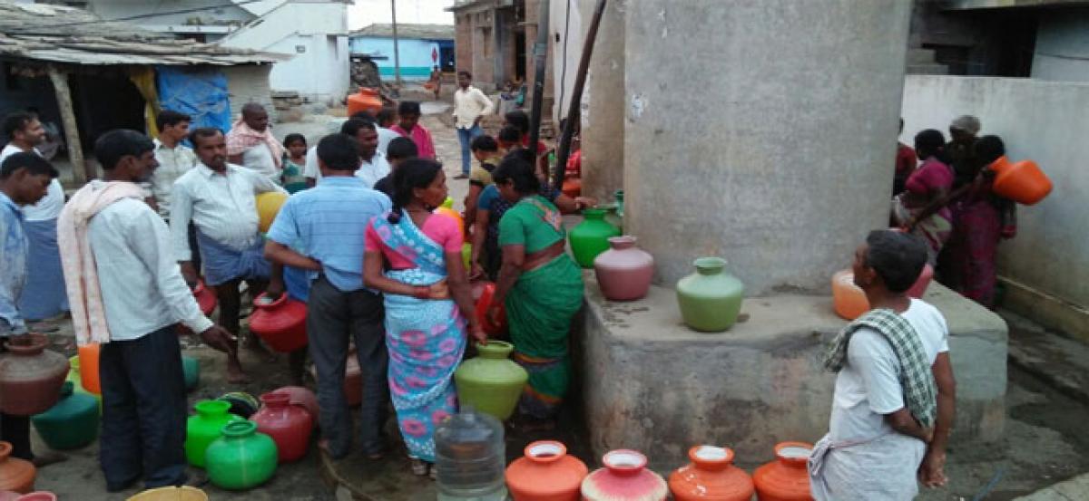 Water scarcity at Kollapur village