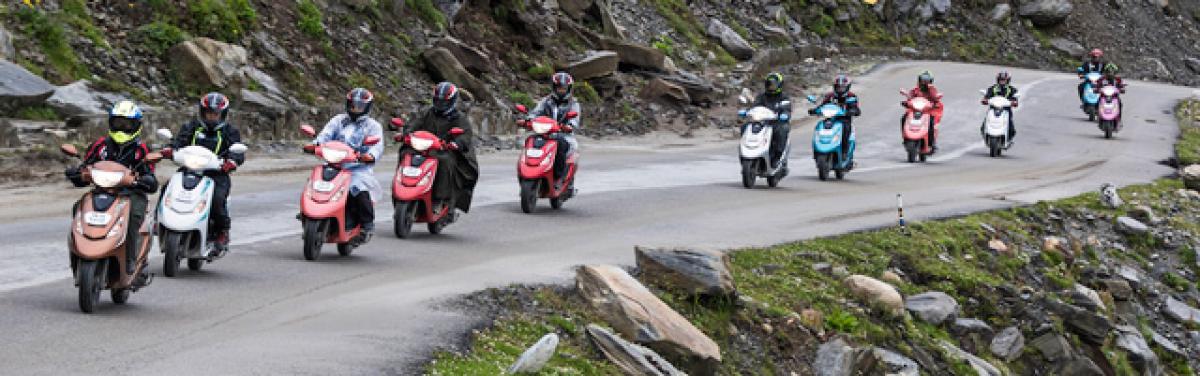 TVS Motor Company announces TVS Zest 110 Himalayan Highs Season 3