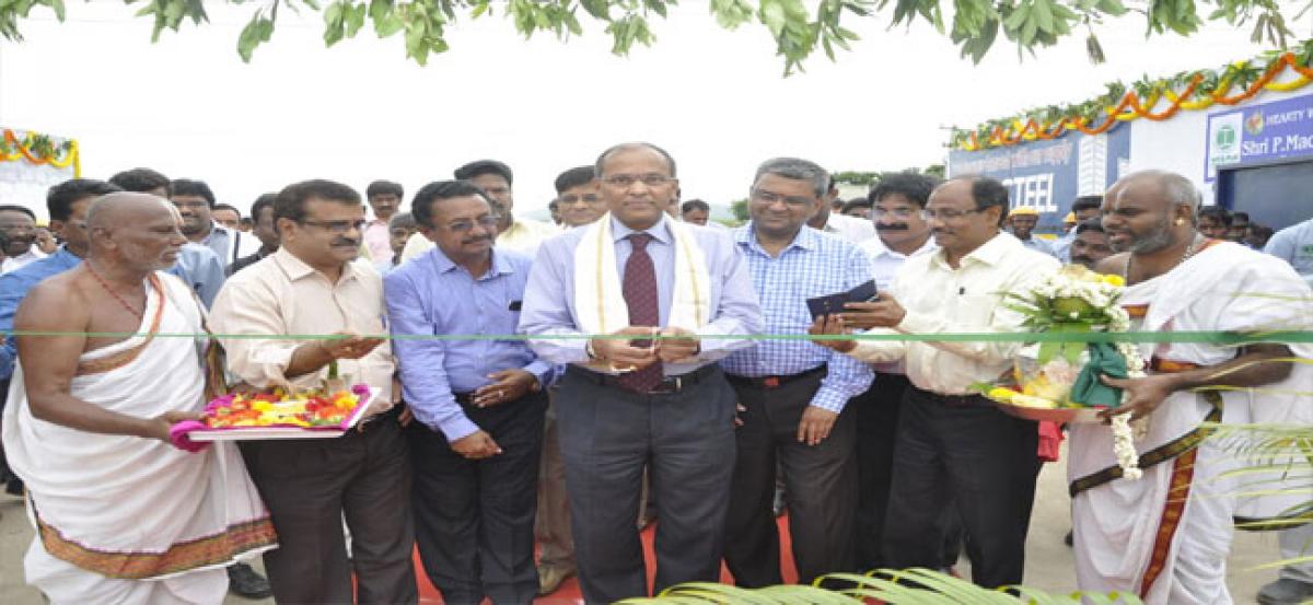 RINL new stockyard  opened in Vijayawada