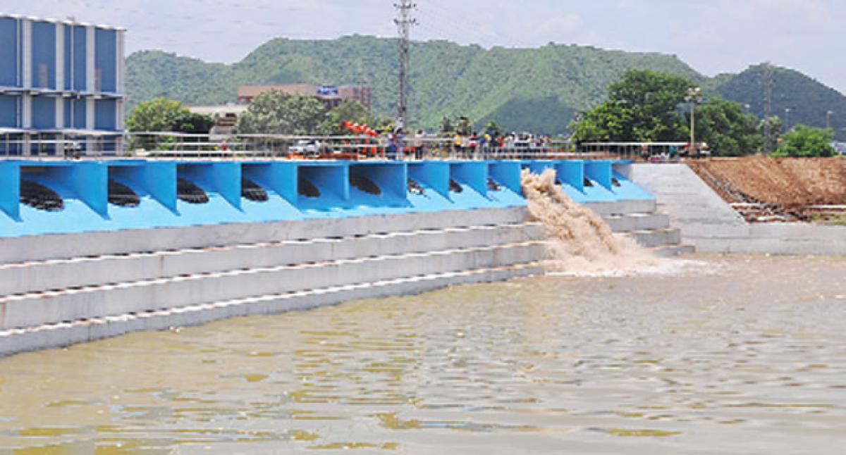 Trial run conducted at Kondaveeti Vaagu Lift Irrigation Scheme