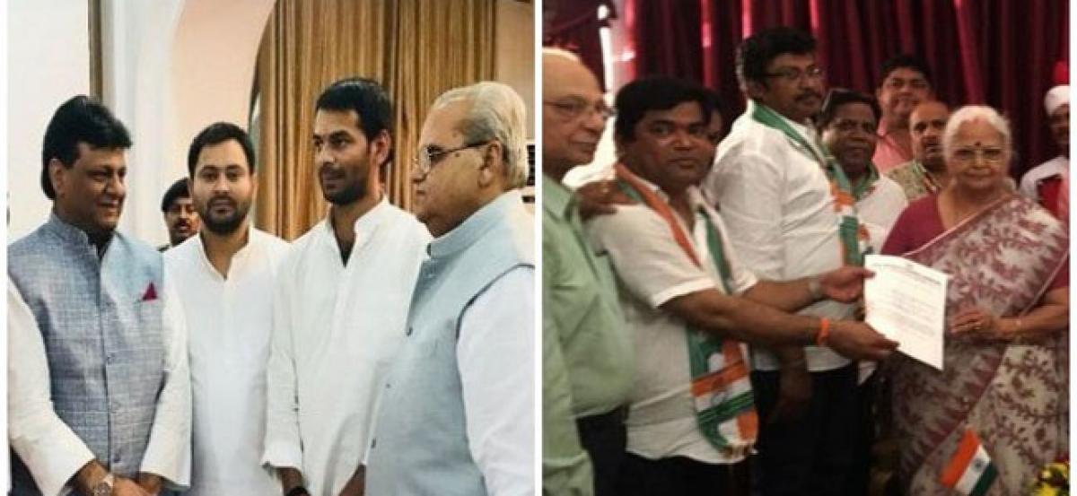 RJD-allies in Bihar, Congress in Goa meet respective Governors