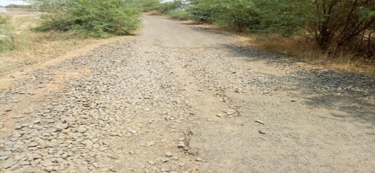 Pits, potholes make travel to Nagasamundar bumpy & risky
