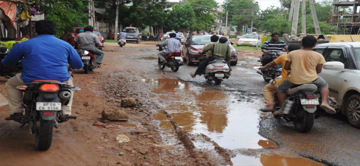 Christurajapuram road makes life hell