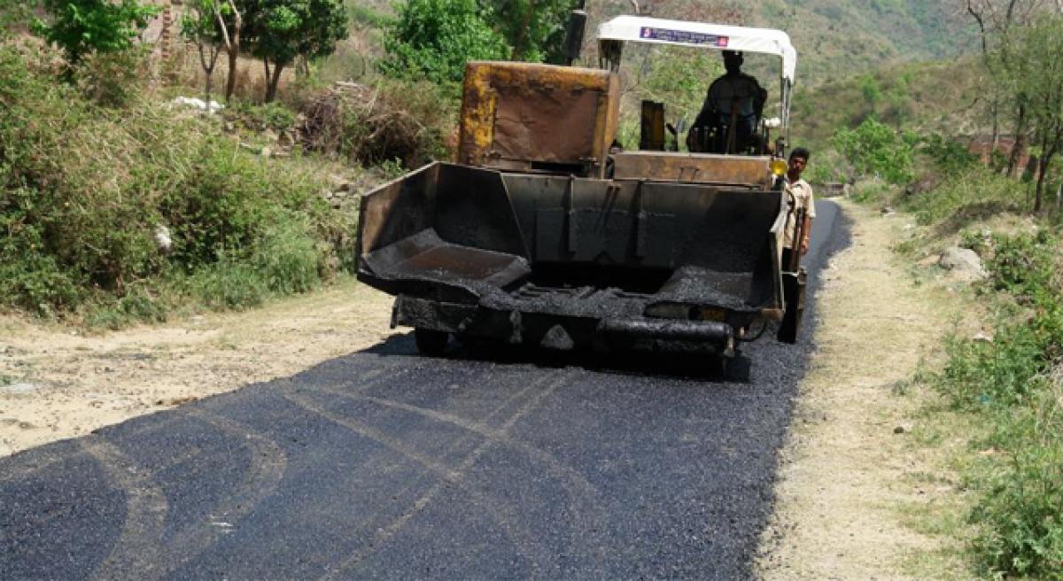 Road works gather pace in tribal villages