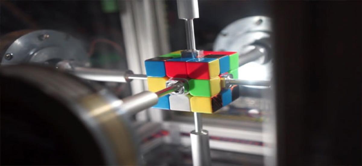 Blink and miss! Robot solves Rubik’s cube in 0.38 seconds