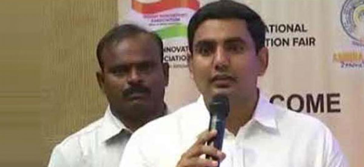 Andhra: Nara Lokesh meets Singapore delegates to discuss development