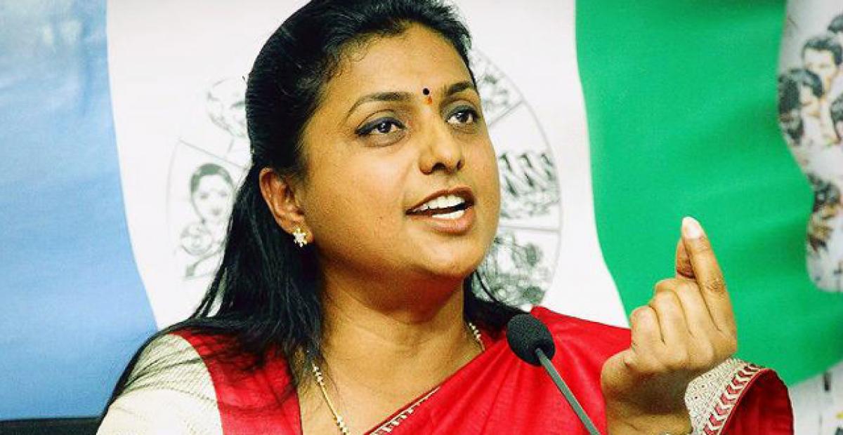 Chandrababu Naidu shifted to Amaravati fearing arrest in scam: Roja