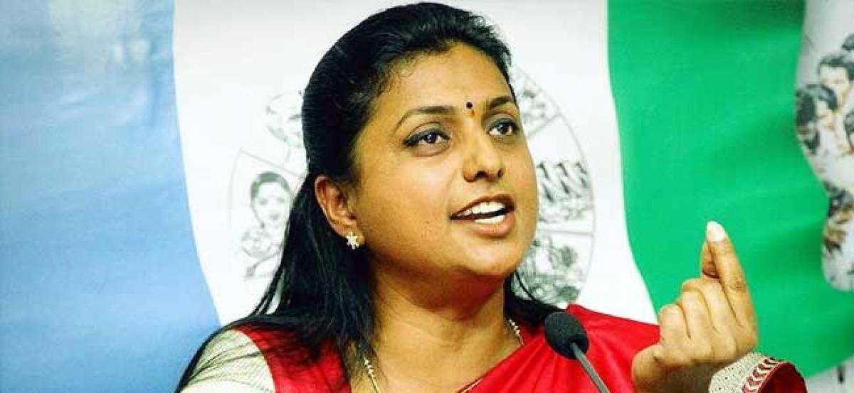 Roja slams deteriorating law and order situation in AP