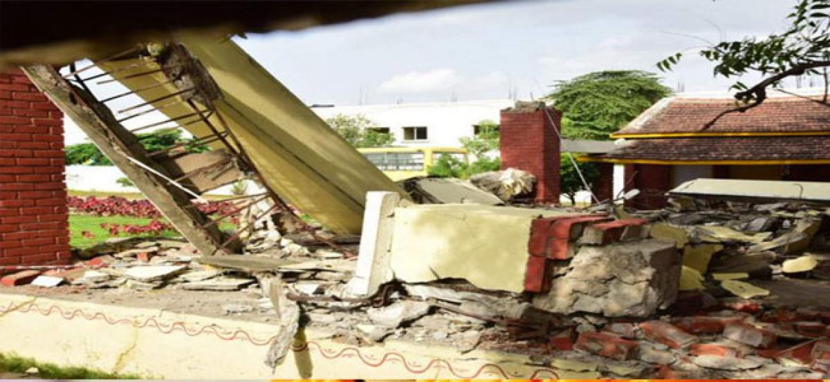 Hyderabad school roof collapse: School seized, arrangements made for students to join other schools