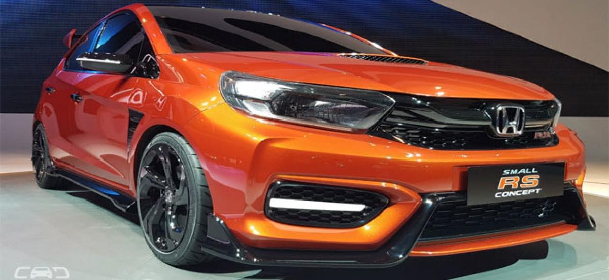 Honda Small RS Concept Previews Second-Gen Brio