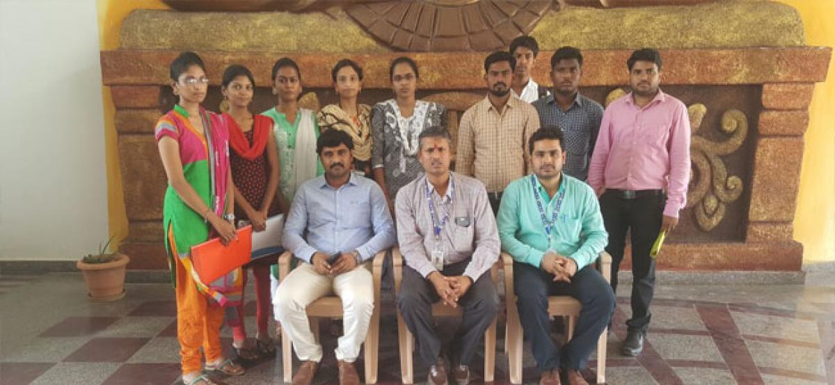 SRIT students shortlisted in  campus drive