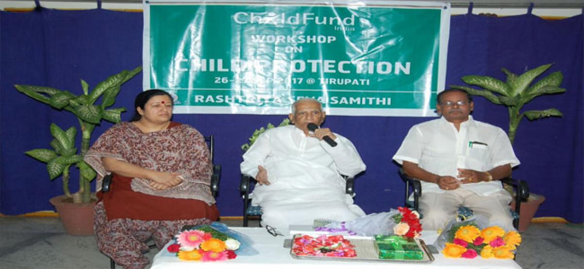 Workshop focuses on protection of child rights