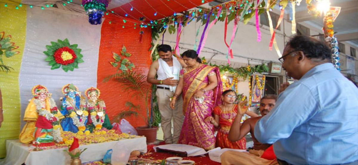 RTC staff performs Seetharamula Kalyana Mahotsavam