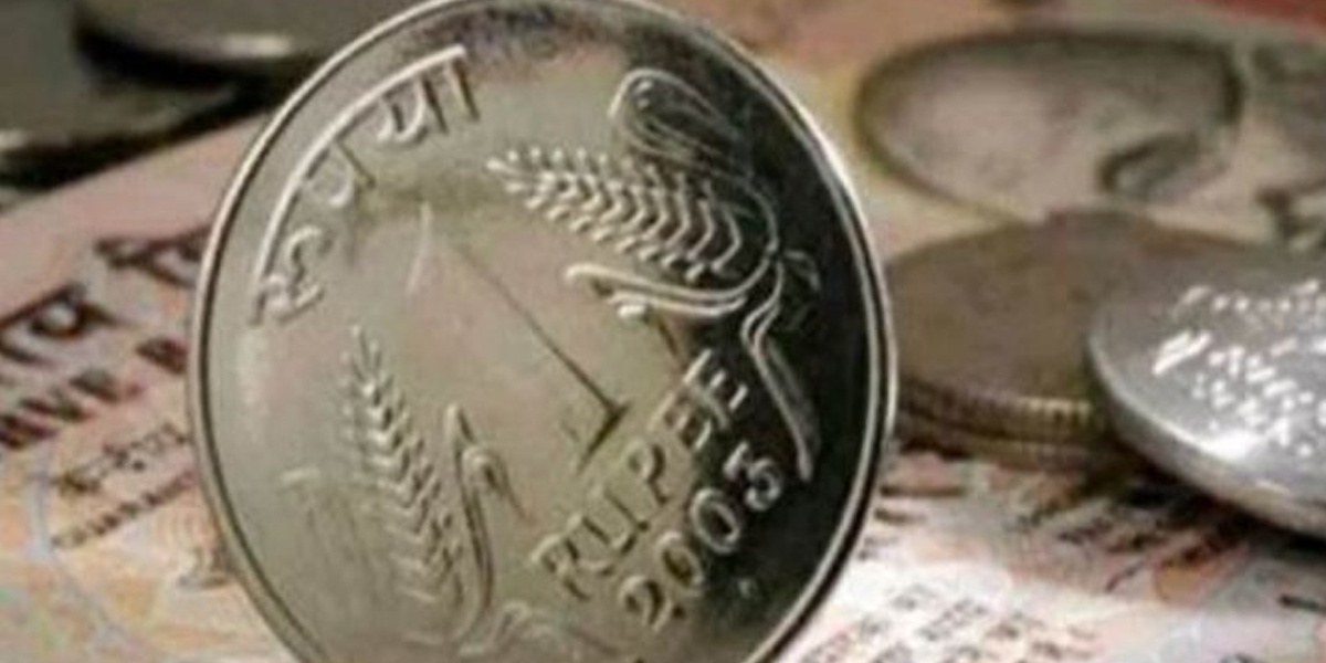 Rupee Drops By 22 Paise Against Dollar