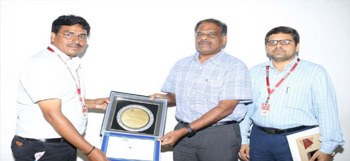 VVIT faculty gets Dr Vikram Sarabhai Life Time Achievement National Award