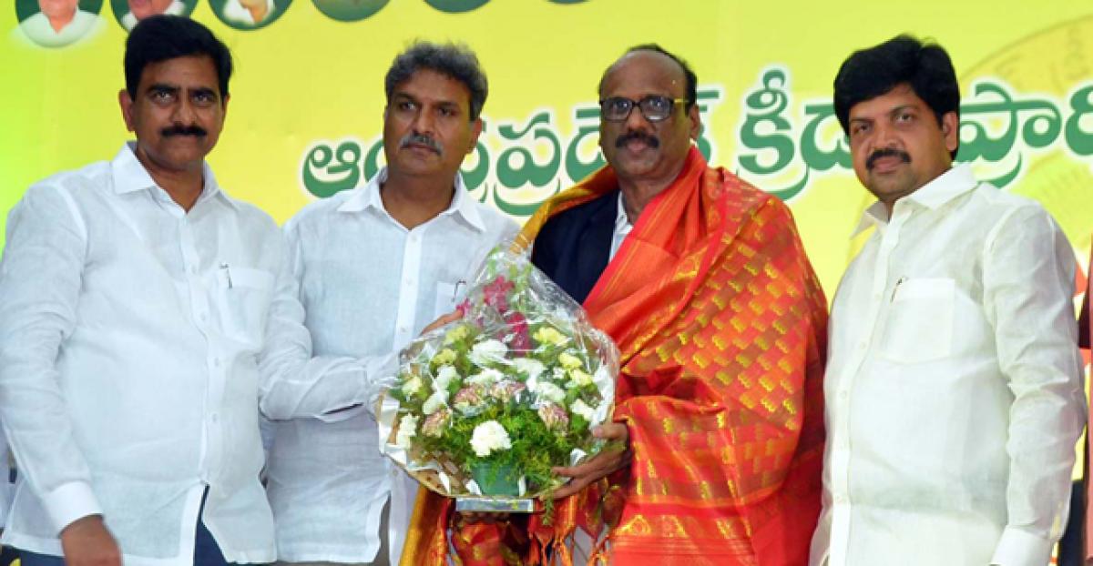 Sports Authority of Andhra Pradesh new chairman takes charge