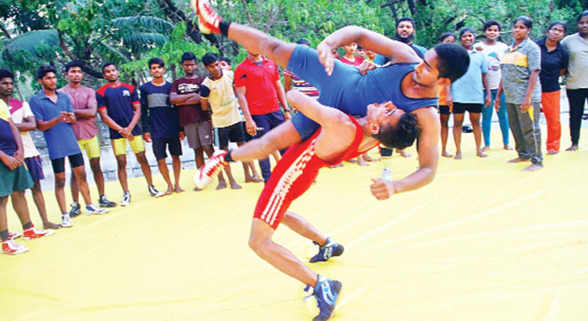 SAAP training wrestlers for national, international events