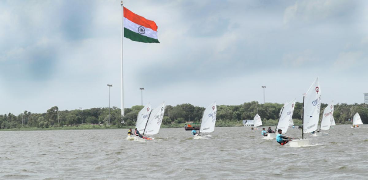 Durga Prasad leaves for the World Sailing Championships