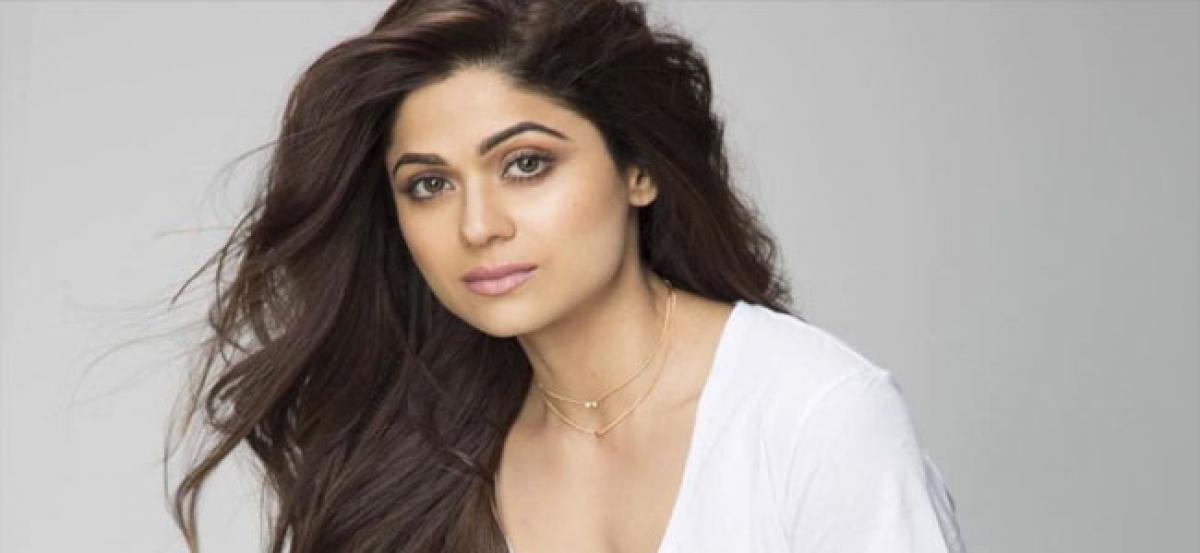 Shamita Shetty in a happy space