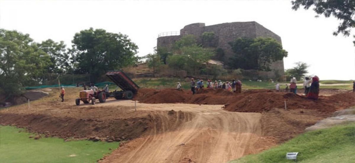 Mutilation of Naya Qila heritage site continues