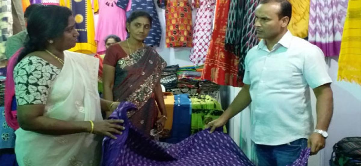 Silk and Cotton Expo at PSR Nagar Community Hall