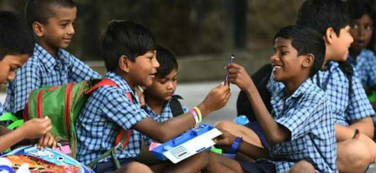 Schools to function half-day from June 4-8 in Telangana