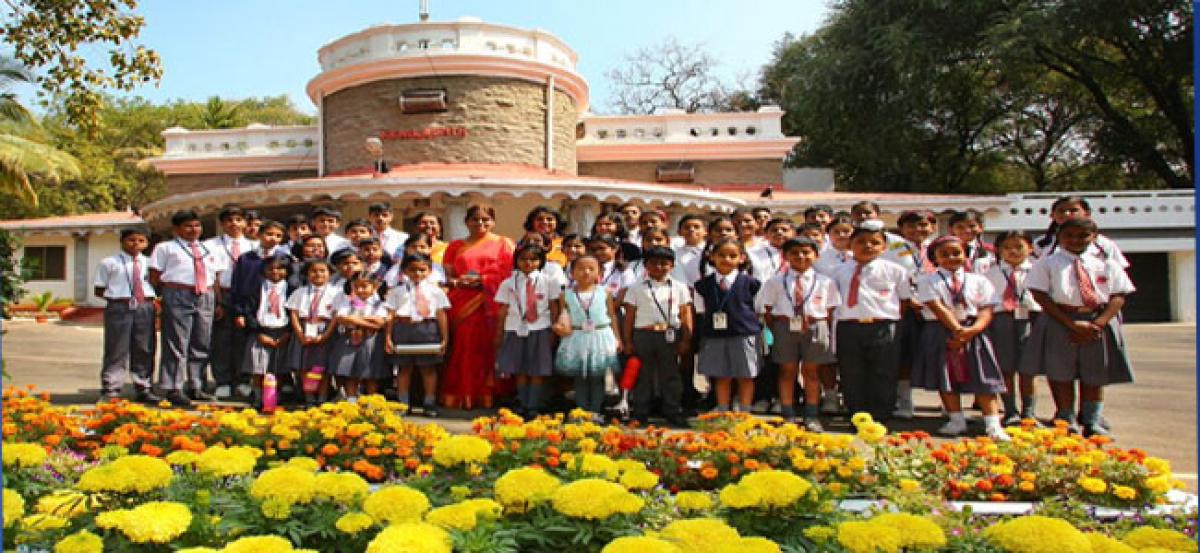 Army Public School Bolarum Students visit  Flag Staff House