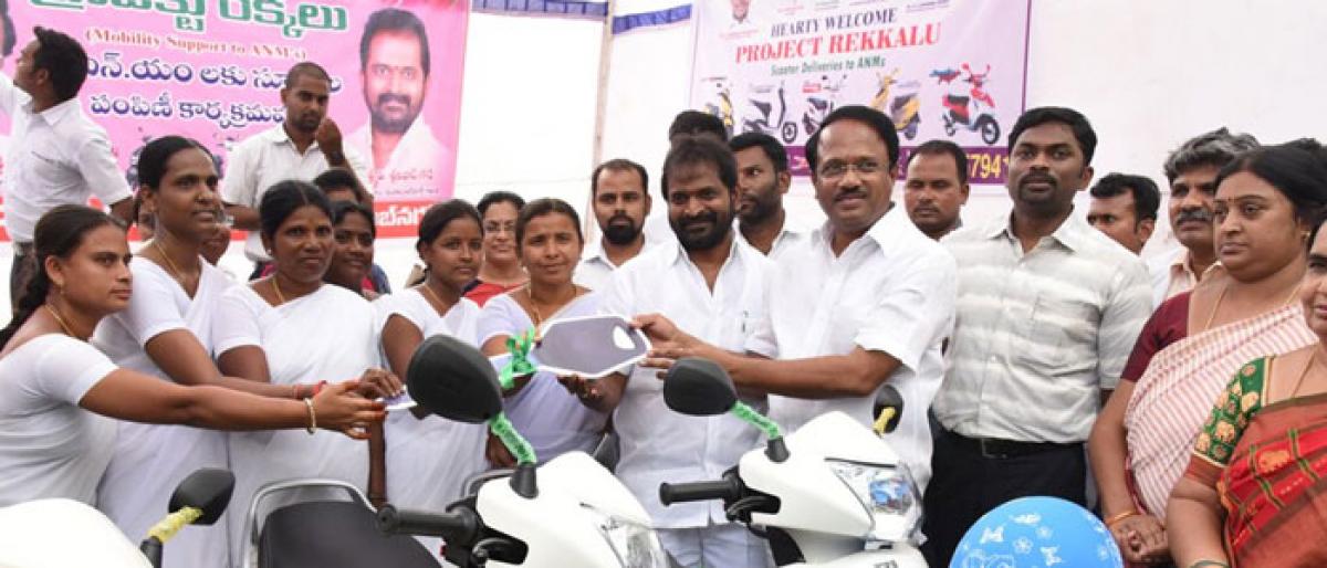 ANMS distributed scooters under ‘Project Rekkalu’