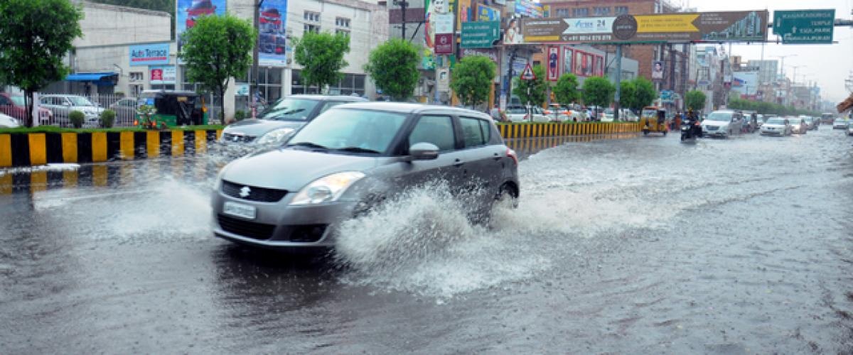 Rain disrupts normal life