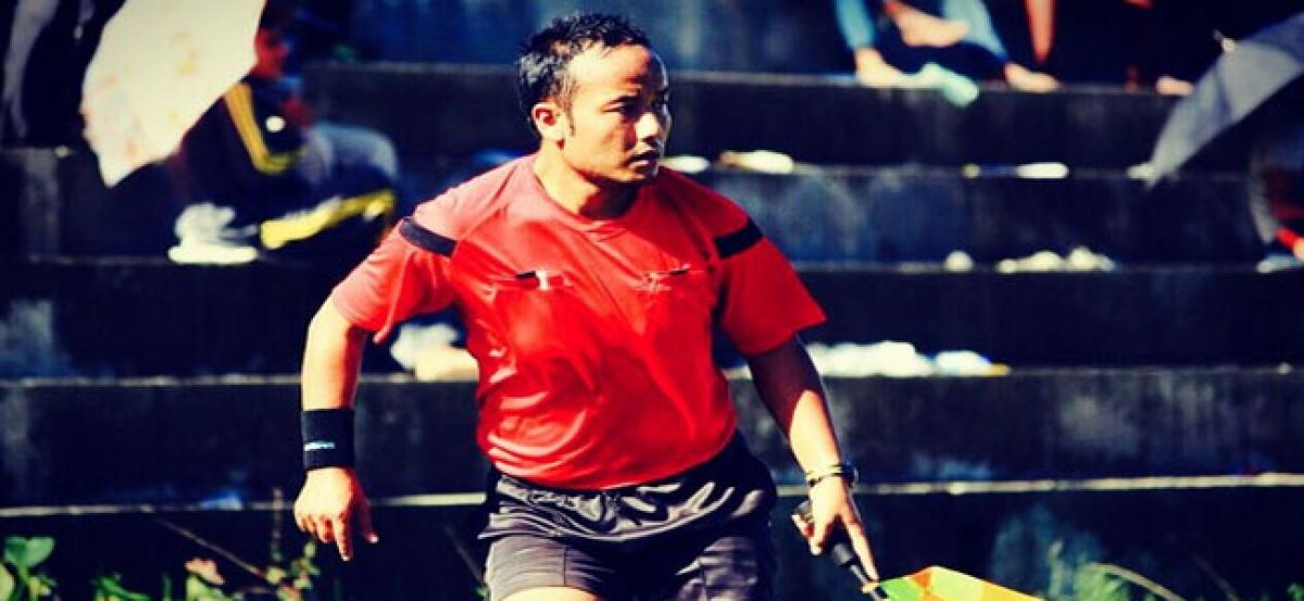 Manipuri youth on way to becoming soccer referee