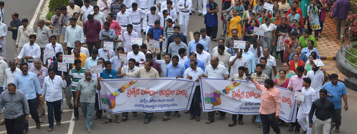 ANU students stage protest for Special Category Status