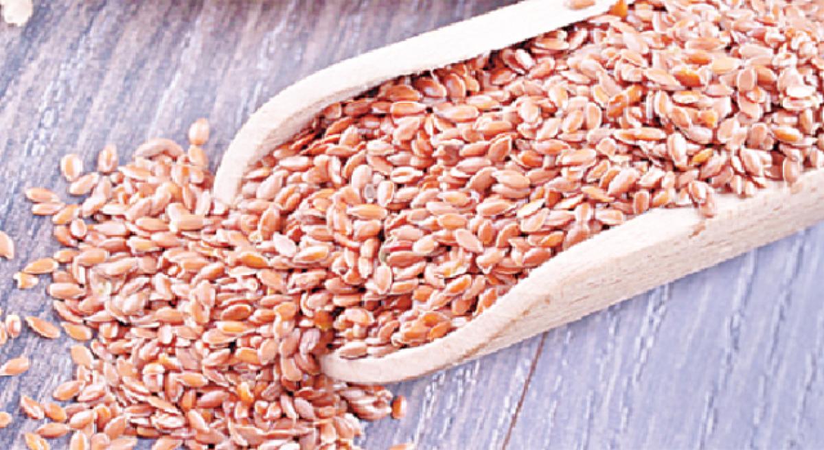 Flaxseeds for fixing weight