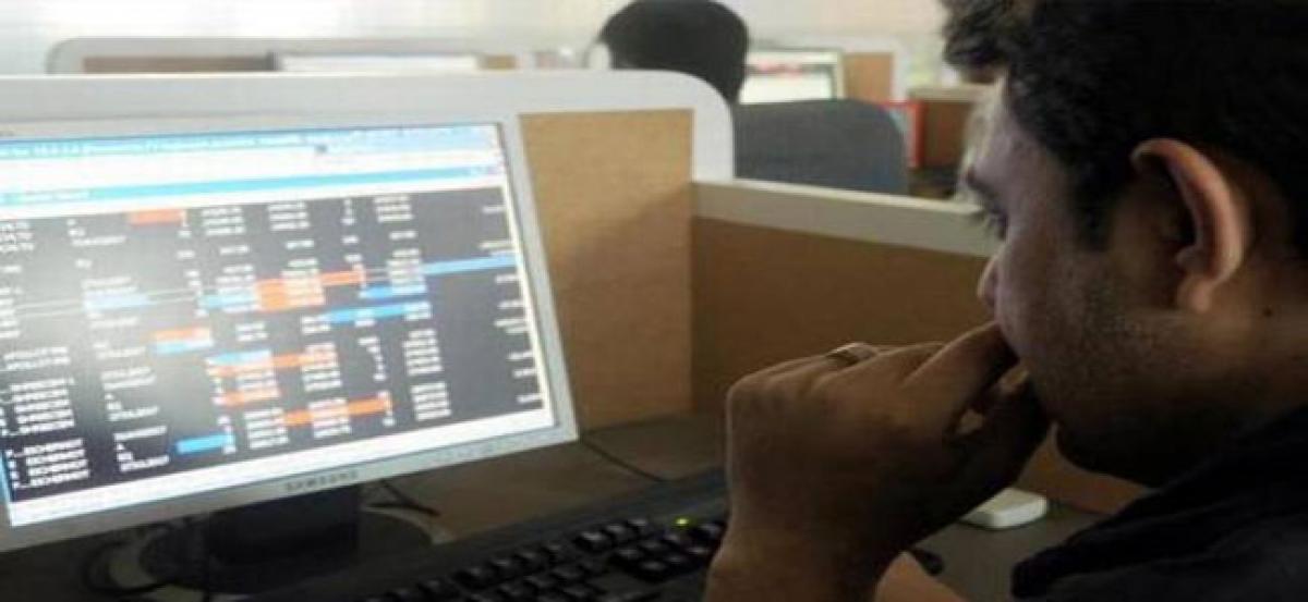 Sensex opens down 54 points on profit booking