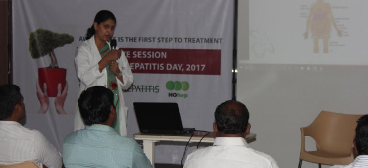 Imparting knowledge about hepatitis