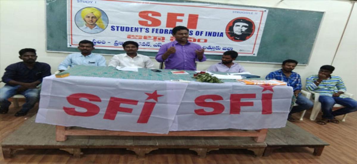 Strengthen higher education: Students Federation of India