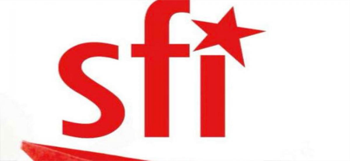 SFI calls educational institutions bandh on 5 July