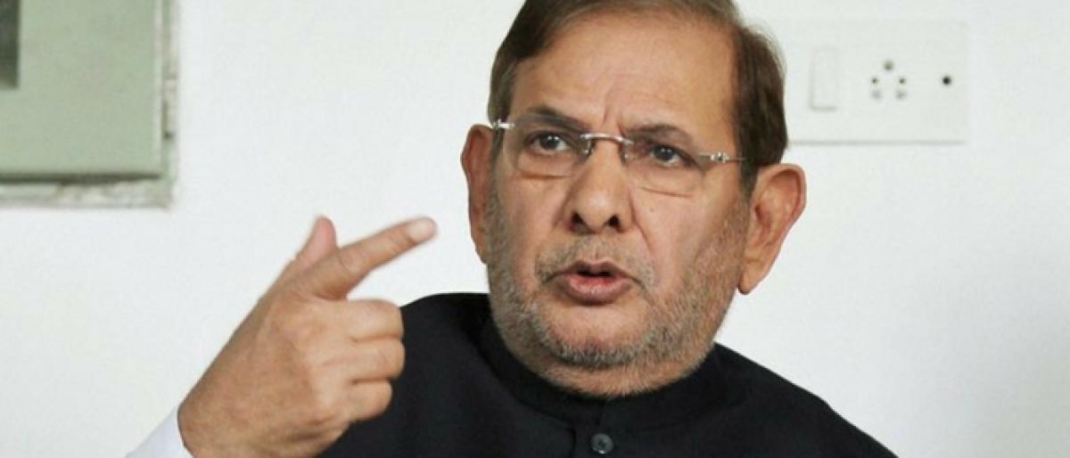 Sharad Yadav speaks against JD-BJP tie-up